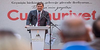 Başkan Tugay Cumhuriyet Gazetesi’nin 100’üncü yıl kutlamasında