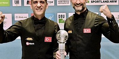 Türkiye 3 bant bilardoda dünya şampiyonu