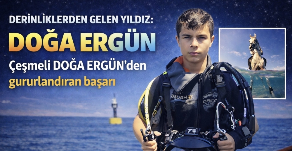 Çeşmeli Doğa Ergün’den Gururlandıran Başarı