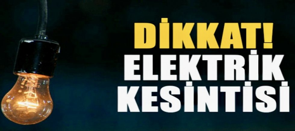 Çeşme’de 3 Ekim’de Planlı Elektrik Kesintisi