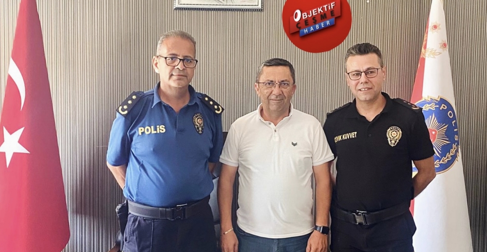 Çeşme Emniyet Müdürü İsmail Kenar görevi devraldı