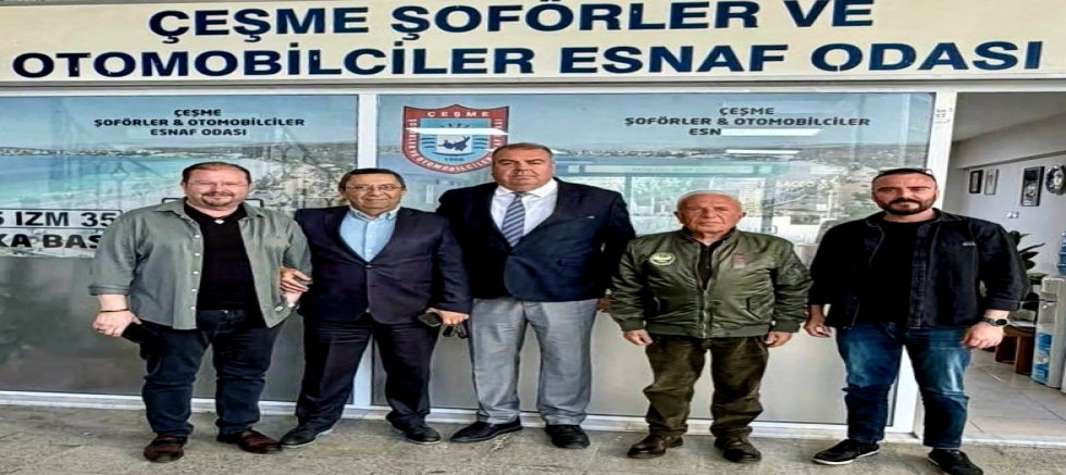 Çeşme Emniyeti Destekleme Derneği’nden Şoförler Odası’na Anlamlı Ziyaret