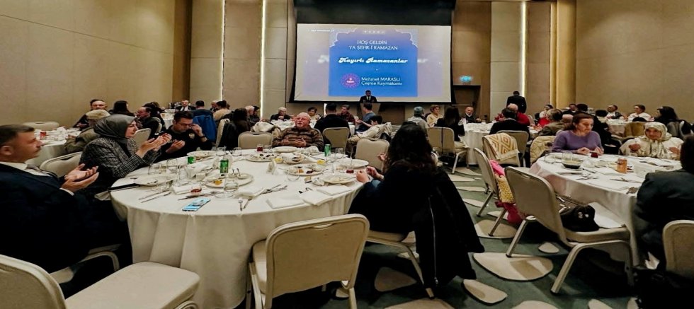 Çeşme Kaymakamı Maraşlı, İlk İftarda Şehit Aileleri ve Gazilerle Buluştu