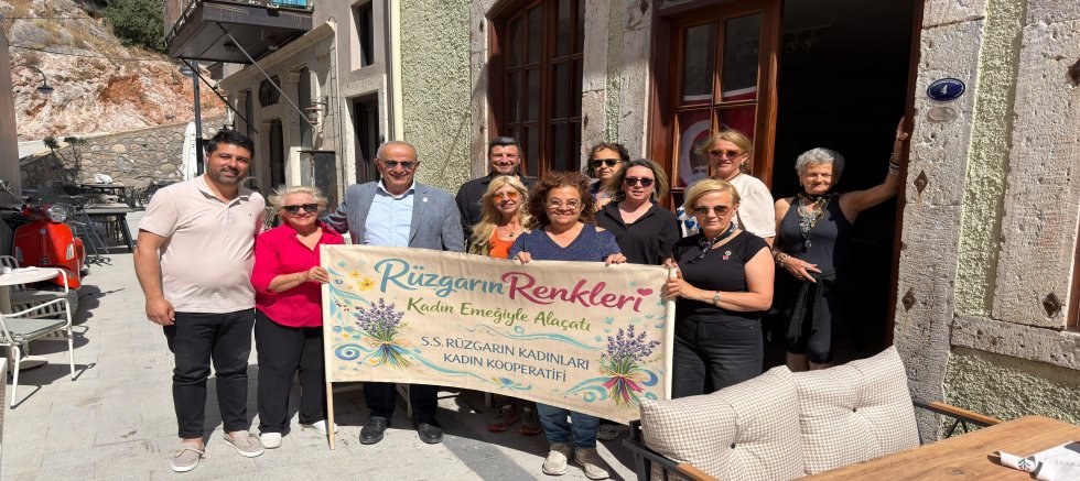 Çeşme Kent Konseyi’nden Rüzgarın Kadınları Kooperatifi’ne Ziyaret