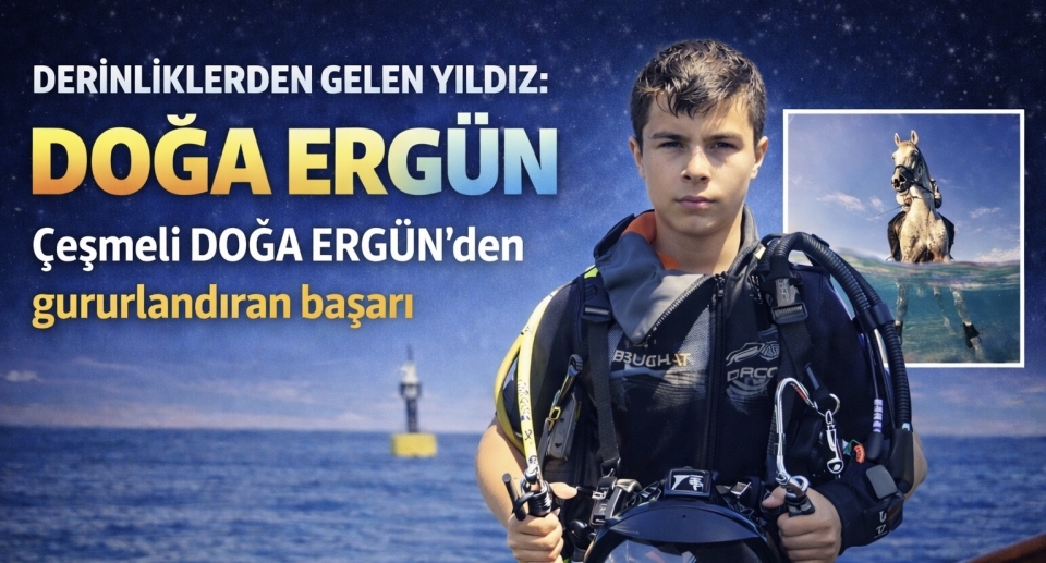 Çeşmeli Doğa Ergün’den Gururlandıran Başarı