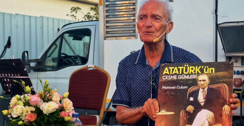 Çeşmeli Yazar Mehmet Culum, “Atatürk’ün Çeşme Günleri”ni Anlattı