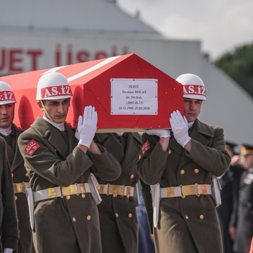 Şehit Pilot Binbaşı İbrahim Bolat Son  Yolculuğuna Uğurlandı