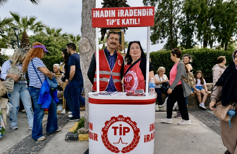 TİP’ten Alaçatı Ot Festivali’nde 1 Mayıs’a Çağrı Standı