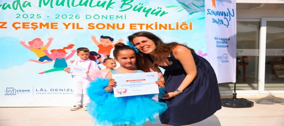 Yuvamız Çeşme’de minikler sertifikalarını aldı  