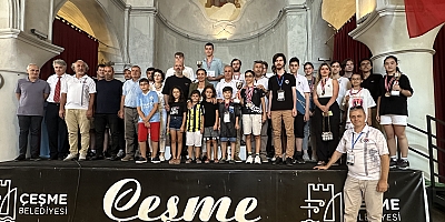 10. Çeşme Uluslararası Açık Satranç Turnuvası Ödül Töreniyle Sona Erdi