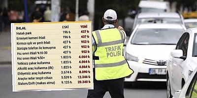 2023 Yılı Trafik cezaları ne kadar oldu?
