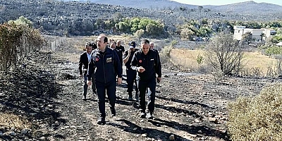 AFAD Başkanı Pehlivan’dan Çeşme Yangın Bölgesinde İnceleme