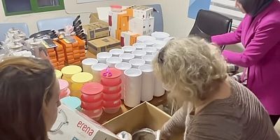 AK Parti İzmir ve Çeşme kadın kolları afet bölgesi için mutfak seti hazırladı