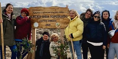 Alaçatı Deliklikoy’da 2750 Fidan Geleceğe Nefes Olacak