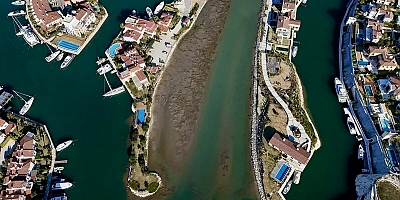 Alaçatı’da  Deniz Çekildi!