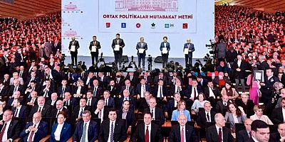  Altılı masanın yol haritası belli oldu: Tüm detaylarıyla ortak mutabakat metni!