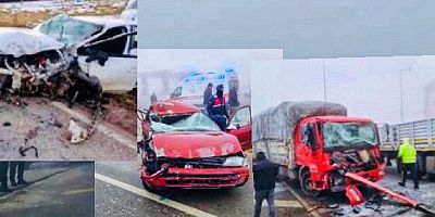 Askeri kamyonet TIR'a çarptı: 1'i astsubay 2 asker şehit