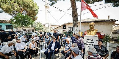 Başkan Tugay yangın bölgesinde: Yıl sonuna kadar su faturası yok!