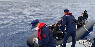 Çeşme Açıklarında 35 Düzensiz Göçmen Yakalandı