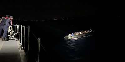 Çeşme Açıklarında Kaçak Göçmen Operasyonu
