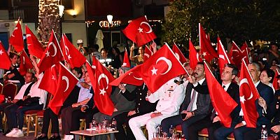Çeşme’de 15 Temmuz Demokrasi ve Millî Birlik Günü’nün 10. Yılı Anıldı