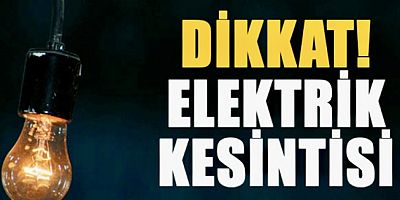 Çeşme’de 3 Ekim’de Planlı Elektrik Kesintisi