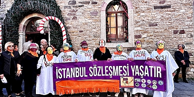 Çeşme’de 411 fidan, binlerce adım, tek bir söz: “İstanbul Sözleşmesi yaşatır”