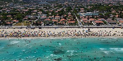 Çeşme'de bayram yoğunluğu!  Nüfus 500 bine ulaştı!
