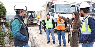 Çeşme’de Doğal gaz için çalışmaları hızla devam ediyor 