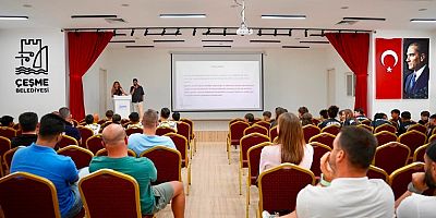 Çeşme’de genç sporculara ekran bağımlılığı ve bilinçli teknoloji kullanımı semineri