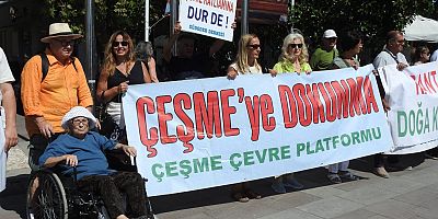 Çeşme’de GES’çiler Toplantıyı Erteledi, Çevreciler Açıklama Yaptı 