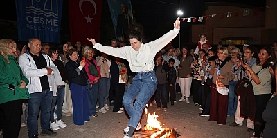Çeşme’de Hıdırellez Kutlaması Dilekler tutuldu, ateşler yakıldı…