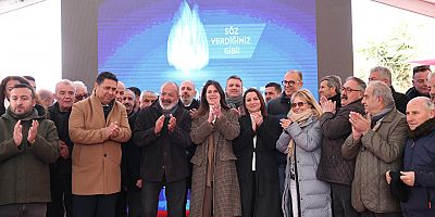 Çeşme’de ilk doğal gaz verildi!