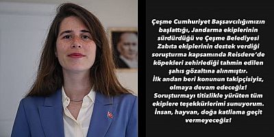 Çeşme'de Köpekleri Zehirleyen Şahıs Gözaltında!