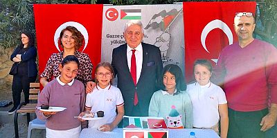Çeşme’de Namık Kemal İlkokulu’ndan “Gazze İçin Seferber” Kermesi