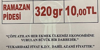 Çeşme’de Ramazan pidesinin satış fiyatı belli oldu!