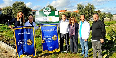 Çeşme’de Sakız Ağacı Seferberliğine Rotaryenlerden Anlamlı Destek