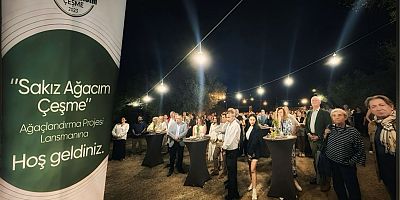 Çeşme’de Sakız Ağacım Projesi Tanıtıldı