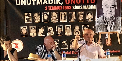 Çeşme’de Sivas Katliamı ve Aziz Nesin Unutulmadı 