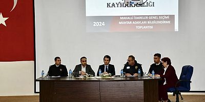 Çeşme’de Siyasi Parti Temsilcileri Ve Muhtar Adayları İle Seçim Güvenliği Toplantısı Yapıldı