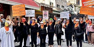 Çeşme’de STK’lardan 25 Kasım Mesajı: “Kadına Yönelik Şiddet Politiktir!”