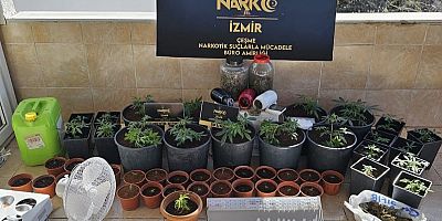 Çeşme’de Uyuşturucu Üretimi Operasyonu!