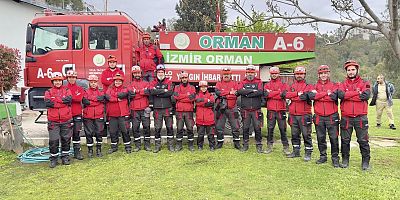 Çeşme’de Yangınla Mücadelede Gönüllü Desteği