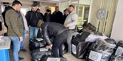 Çeşme Doğu-Der’den depremzedelere yardım eli 