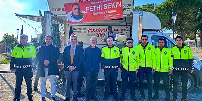 Çeşme Emniyet Müdürlüğü’nde Şehit Fethi Sekin anısına lokma döküldü