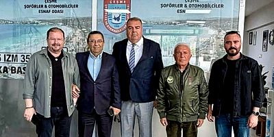 Çeşme Emniyeti Destekleme Derneği’nden Şoförler Odası’na Anlamlı Ziyaret