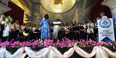 Çeşme Halk Eğitim Merkezi TSM Korosu Unutulmaz Bir Gece Yaşattı