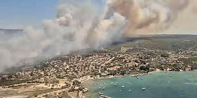 Çeşme Ildır’da Korkutan Yangın!