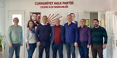 Çeşme İş İnsanları Derneği’nden CHP Çeşme İlçe Başkanlığı’na Ziyaret