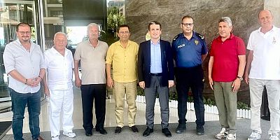 Çeşme Kaymakamı ve Emniyet Müdürü, Güvenlik Hizmetlerini Geliştirme Destekleme Derneği’ni Ziyaret Etti